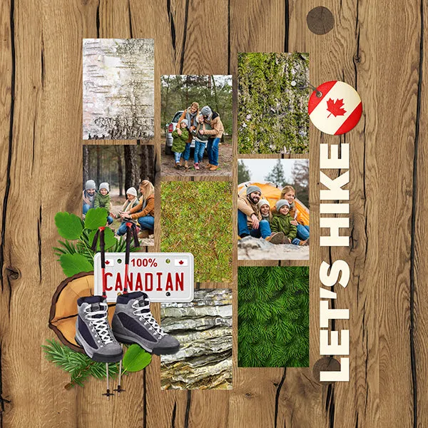 Canadian Adventure Digital Scrapbook Bundle