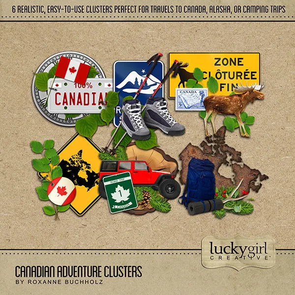 Canadian Adventure Digital Scrapbook Bundle