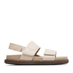 Caskimmi Biege Leather Velcro Sandals