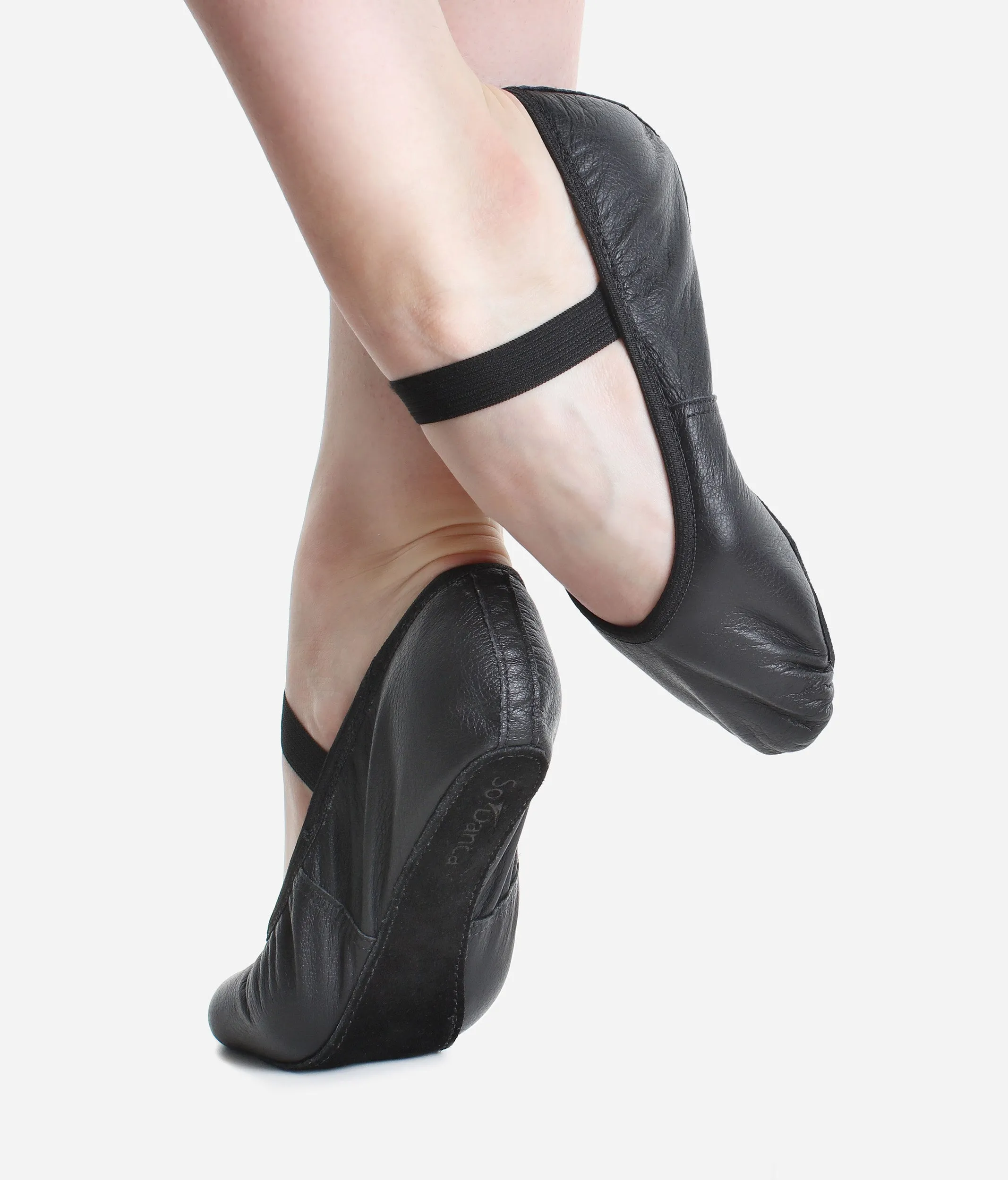 Child's Full Sole Premium Leather Ballet Shoes - SD69