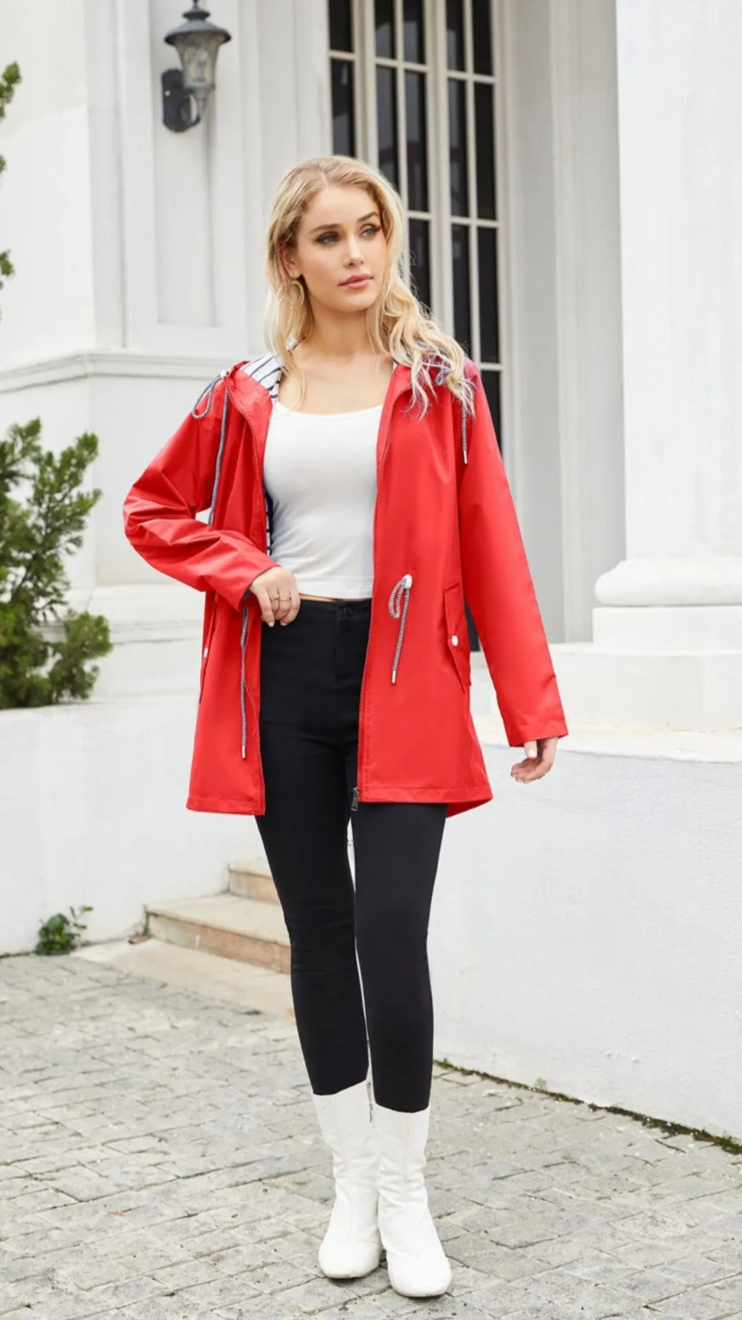 Cole short jacket- red