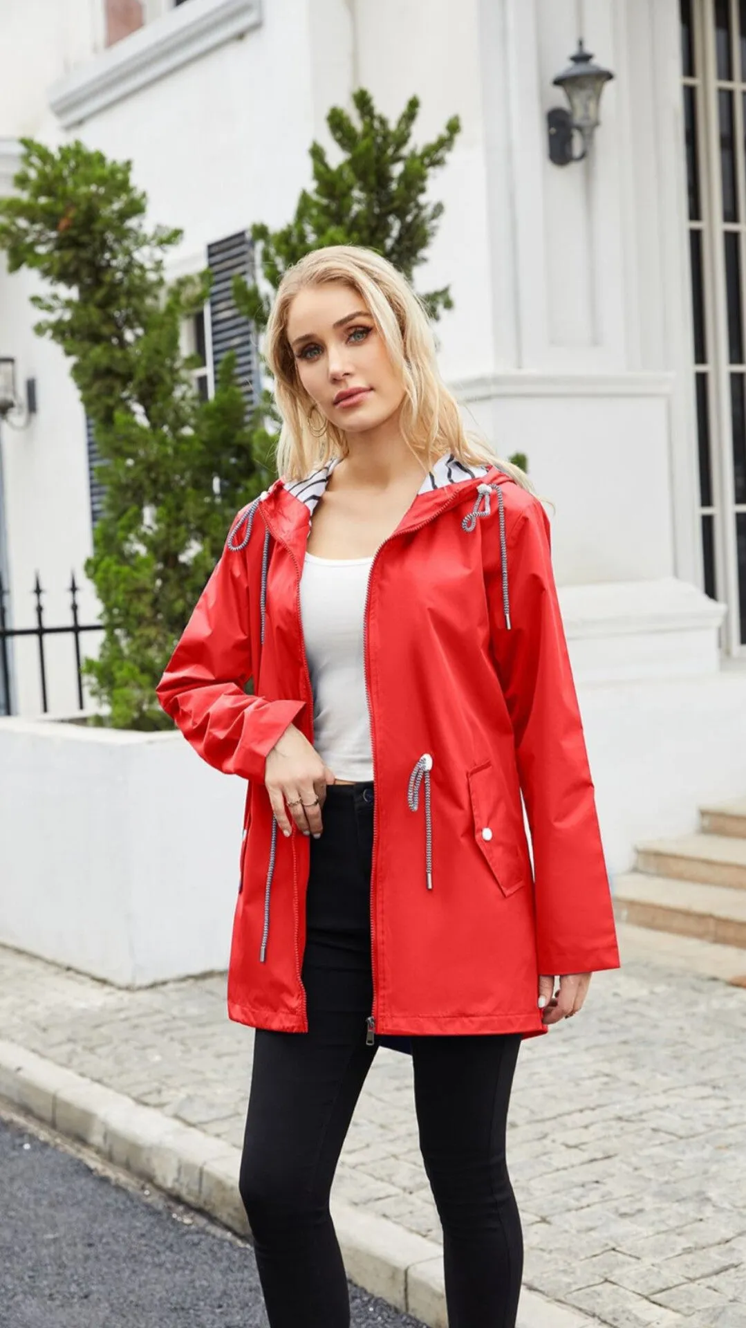 Cole short jacket- red