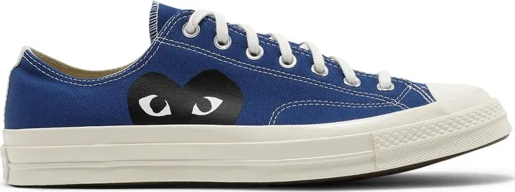 Converse sneakers Comme des Garçons PLAY x Chuck 70 Low Blue Quartz, blue