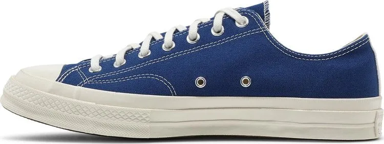 Converse sneakers Comme des Garçons PLAY x Chuck 70 Low Blue Quartz, blue