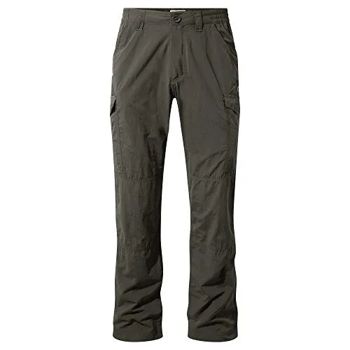 Craghoppers Mens Nosilife Cargo Trousers Extra Long Leg Pebble 32 Inch