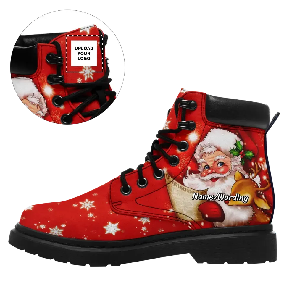 Custom corporate gifts, personalized corporate gifts Personalized Santa Boots, Custom X-Max Boots, Christmas Gift,1921-23020122