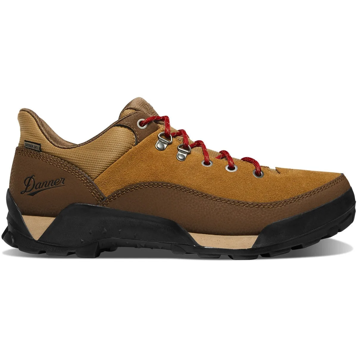 Danner Men's Panorama Low 4" Waterproof Hiking Shoe - Brown/Red - 63470