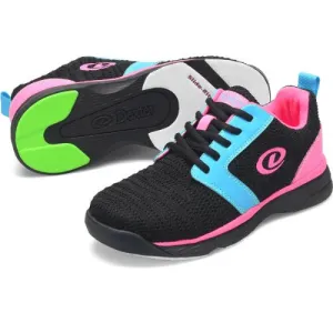 Dexter Youth Raquel LX Jr Black/Blue/Pink Glow Bowling Shoes