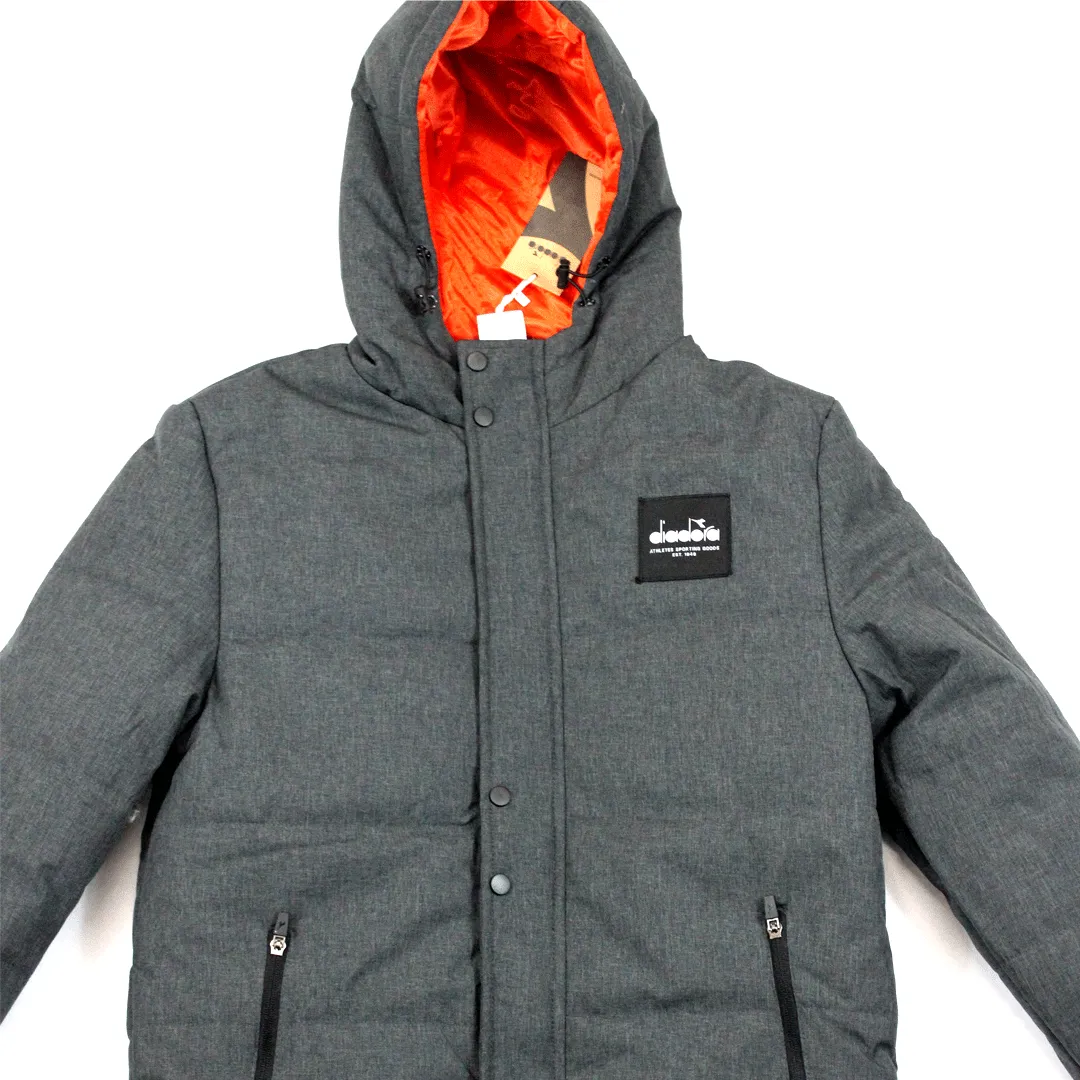 Diadora Arturo Charcoal Grey Padded Jacket