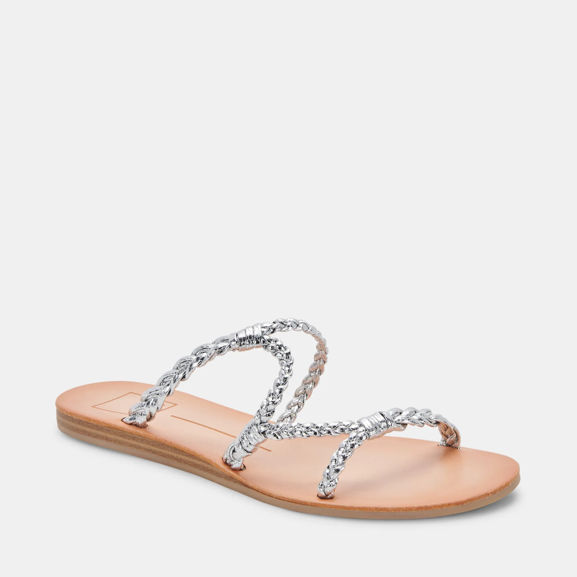 DION SANDALS SILVER METALLIC STELLA