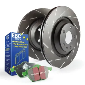 EBC Brakes S2KF1168 S2 Kits Greenstuff 2000 and USR Rotors