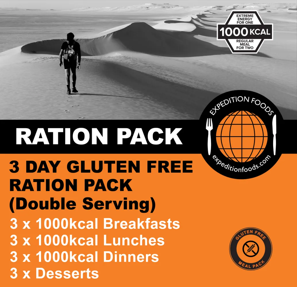 Expedition Foods 3 Day Gluten Free Ration Pack