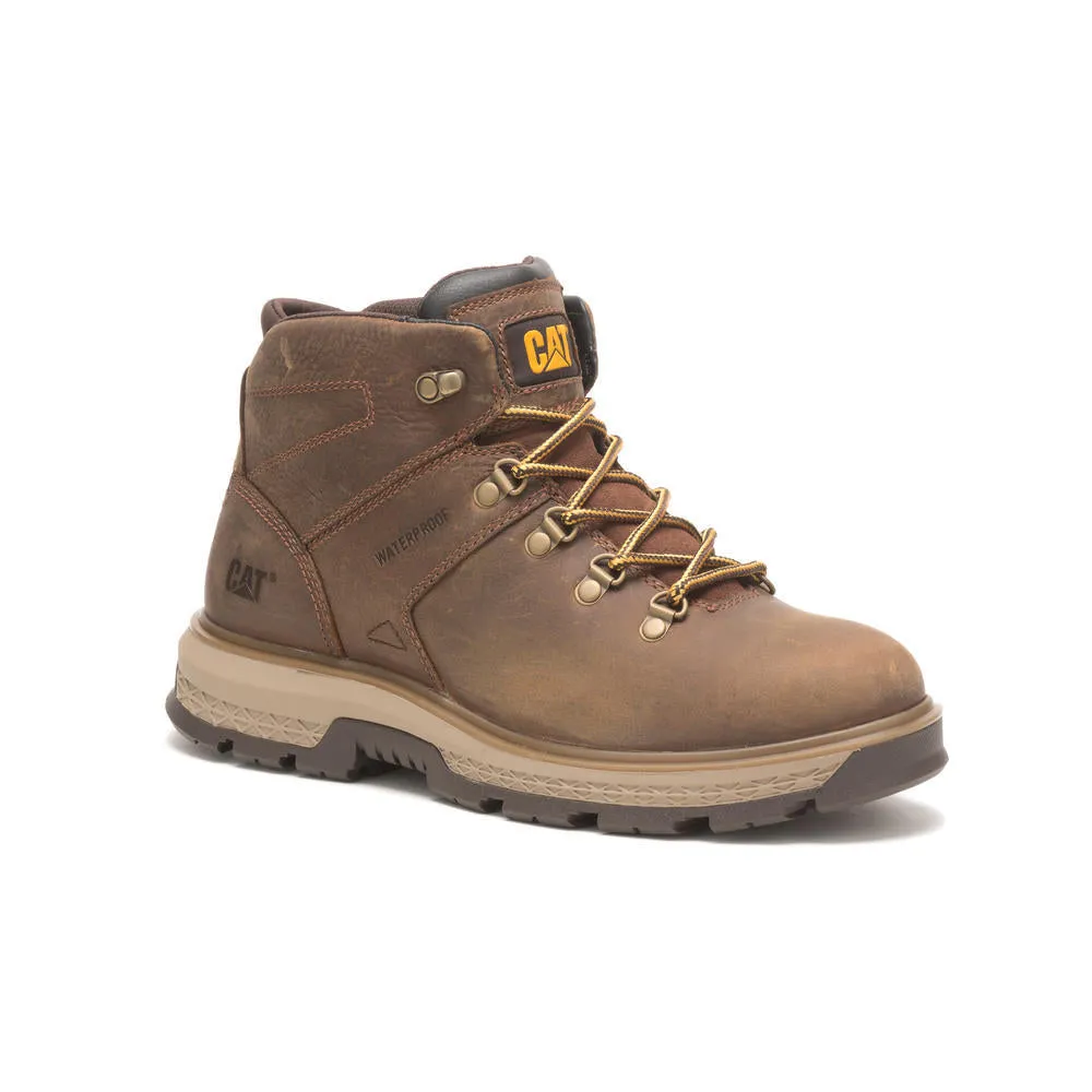 Exposition Soft-Toe Waterproof Hiker Work Boot Brown