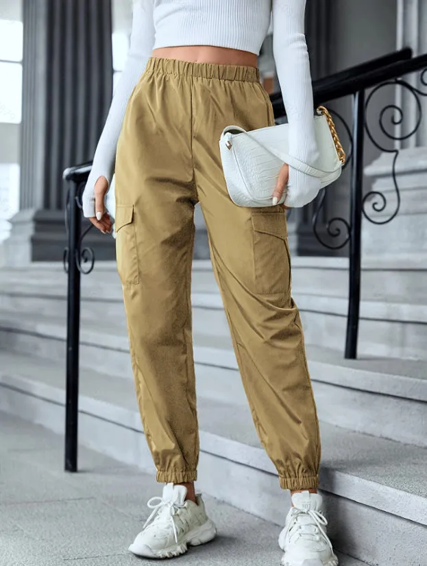 Fashion Cargo Multi-Pocket Pants