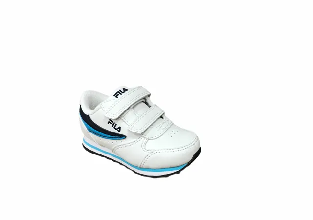 Fila scarpa sneakers da bambino con velcro Orbit Infants 1011080.92E bianco