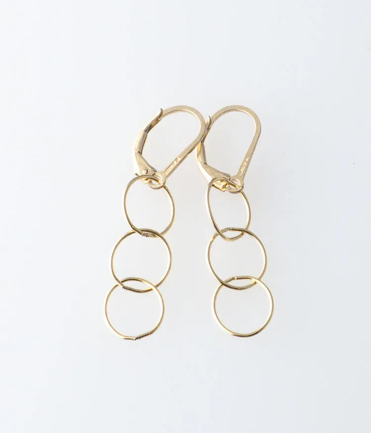 Fine Circles Earrings (gold-filled)