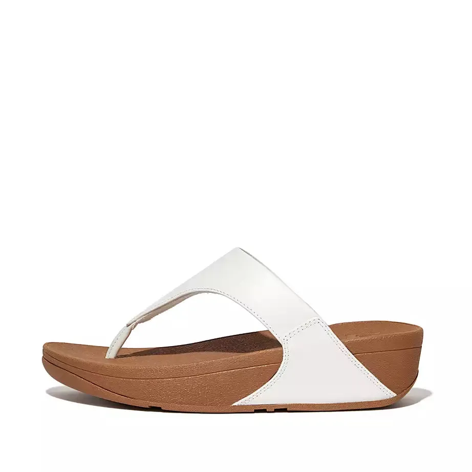 Fitflop Women's Lulu Leather Toepost White