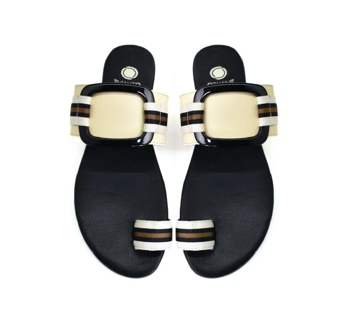 Gala Vegan Leather Slide Sandals | Butter