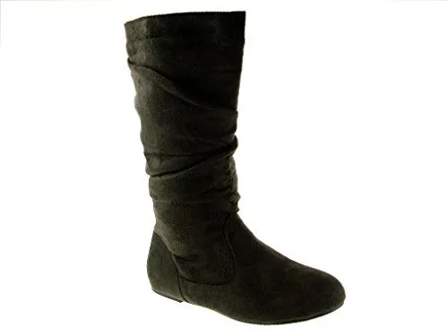 Girls Bella-9 Slouchy Zipped Tall Winter Fashion Boots