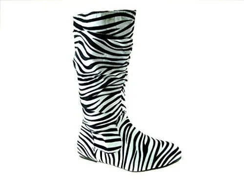 Girls Bella-9 Slouchy Zipped Tall Winter Fashion Boots