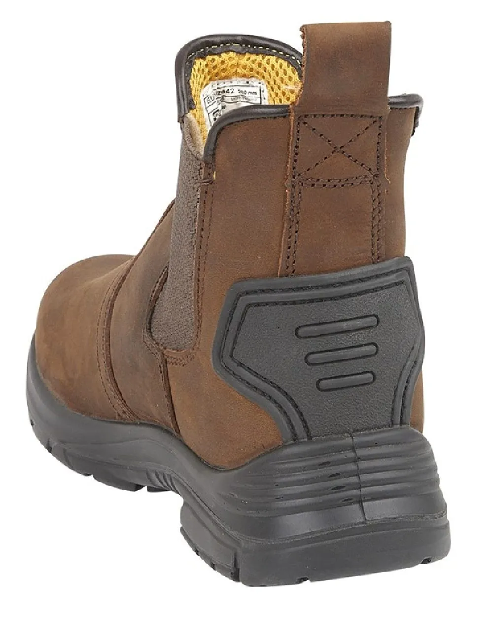 Grafters Super Wide EEEE Fit Water Resistant Safety Dealer Boots