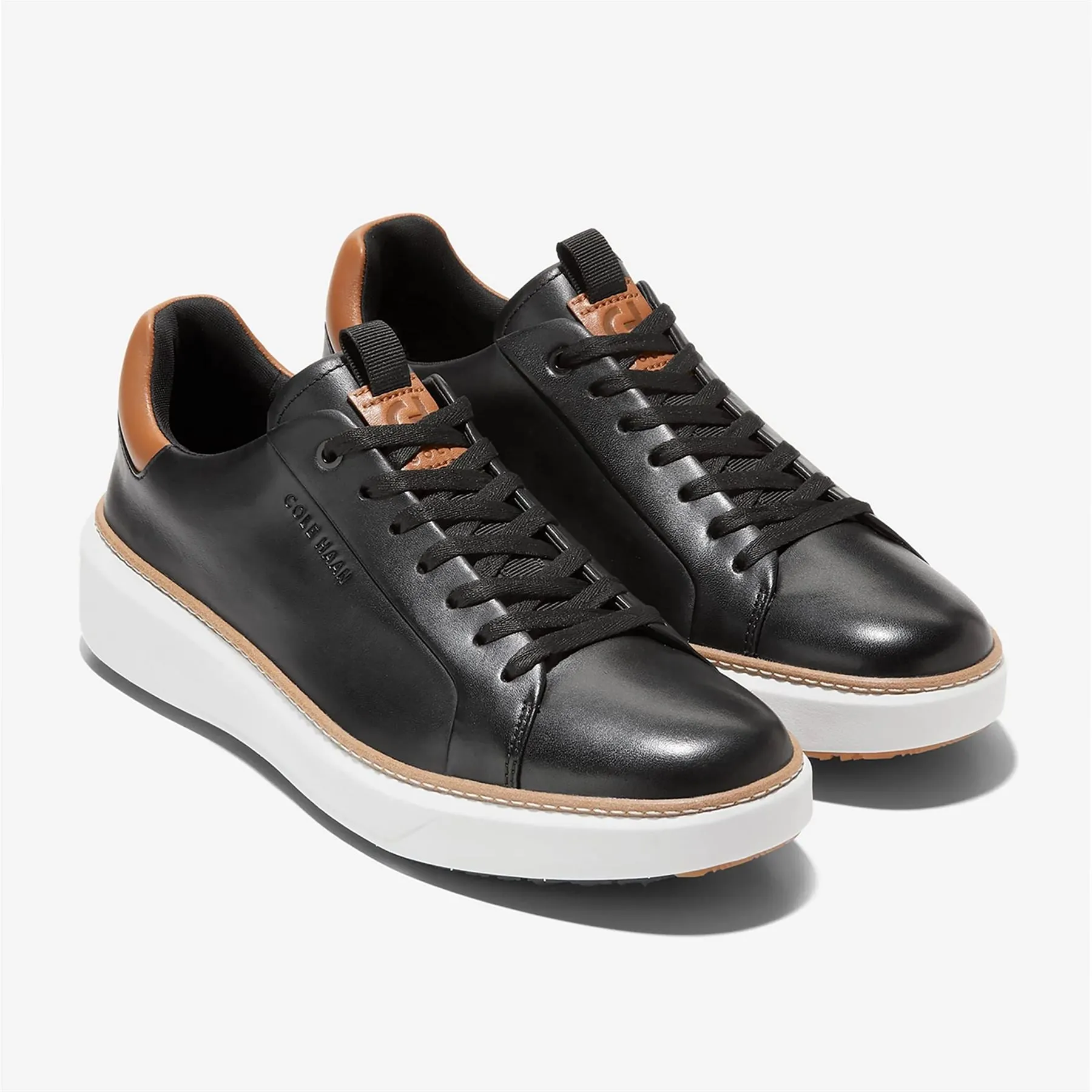 GRANDPRO Topspin Golf Shoes Black/Pecan - AW24