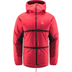 Haglöfs Nordic Expedition Down Hood Men Scarlet Red/Dala Red | Buy Haglöfs Nordic Expedition Down Hood Men Scarlet Red/Dala Red here | Outnorth