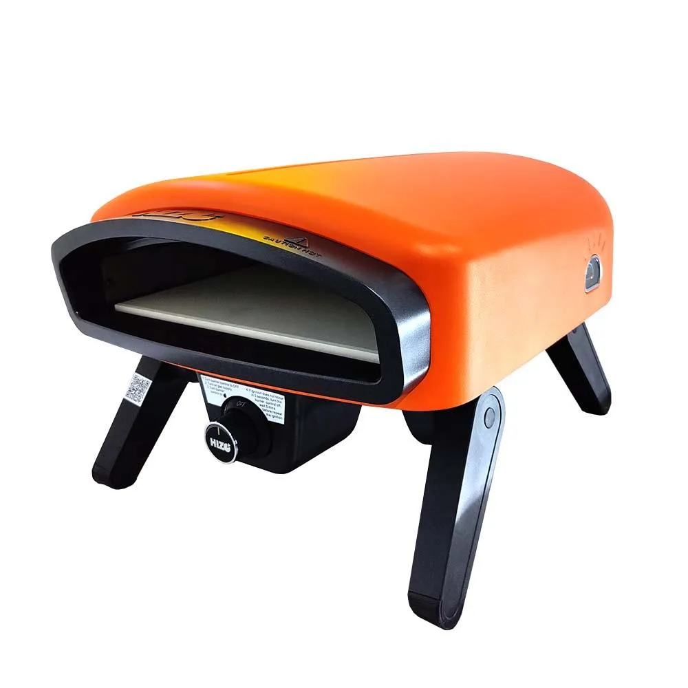 HIZO G14 (ORANGE BURST) Gas Pizza Oven - AGA for AU including regulator