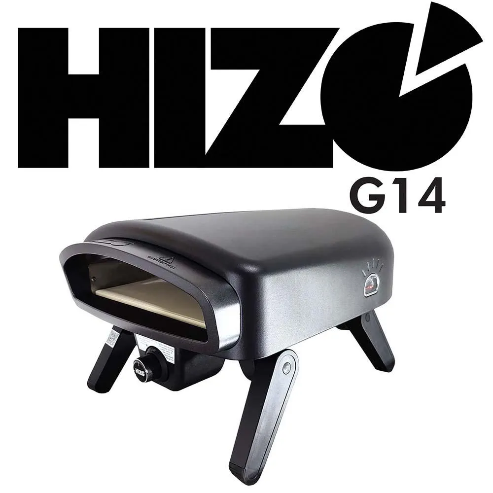 HIZO G14 (STEALTH BLACK) Portable Gas Pizza Oven