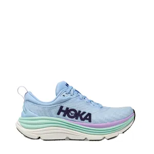 Hoka Women's Gaviota 5 Running Sneaker in Airy Blue/Sunlit Ocean