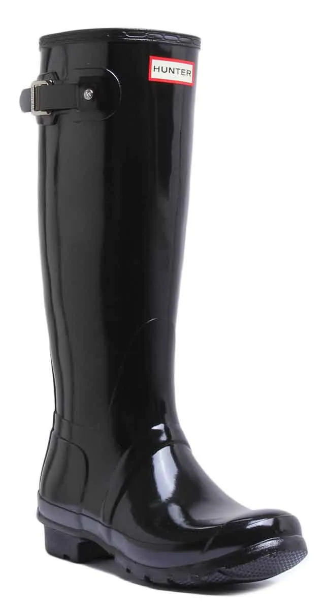 Hunter Women Tall Gloss In Black For Women