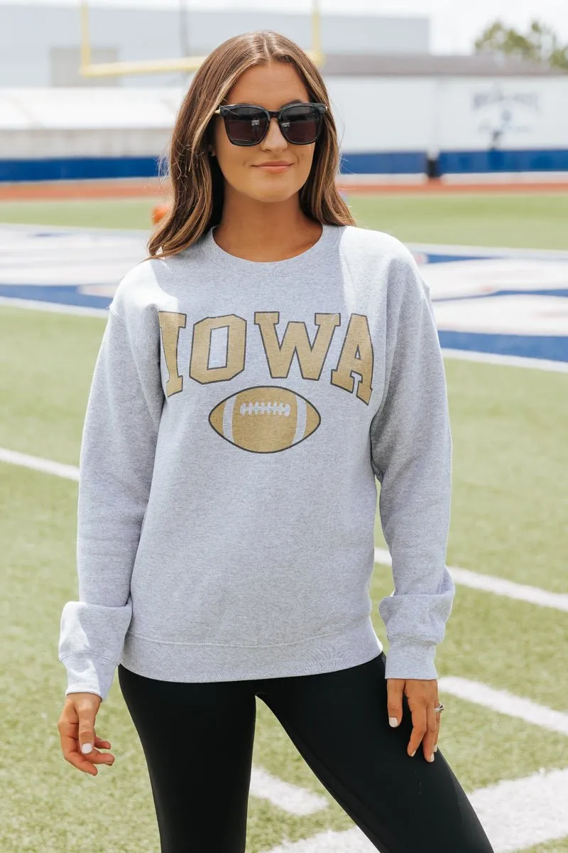 Iowa Grey Graphic Sweatshirt - FINAL SALE