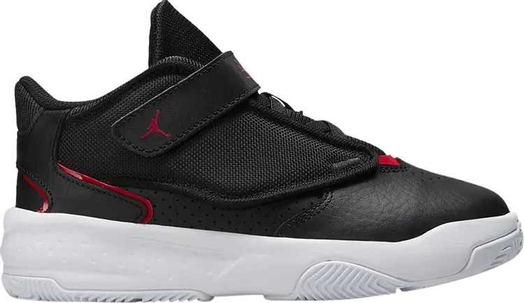 Jordan Max Aura 4 PS Bred Sneakers, Black