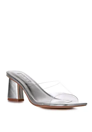 la Flirt - Clear Strap Sandals For Women