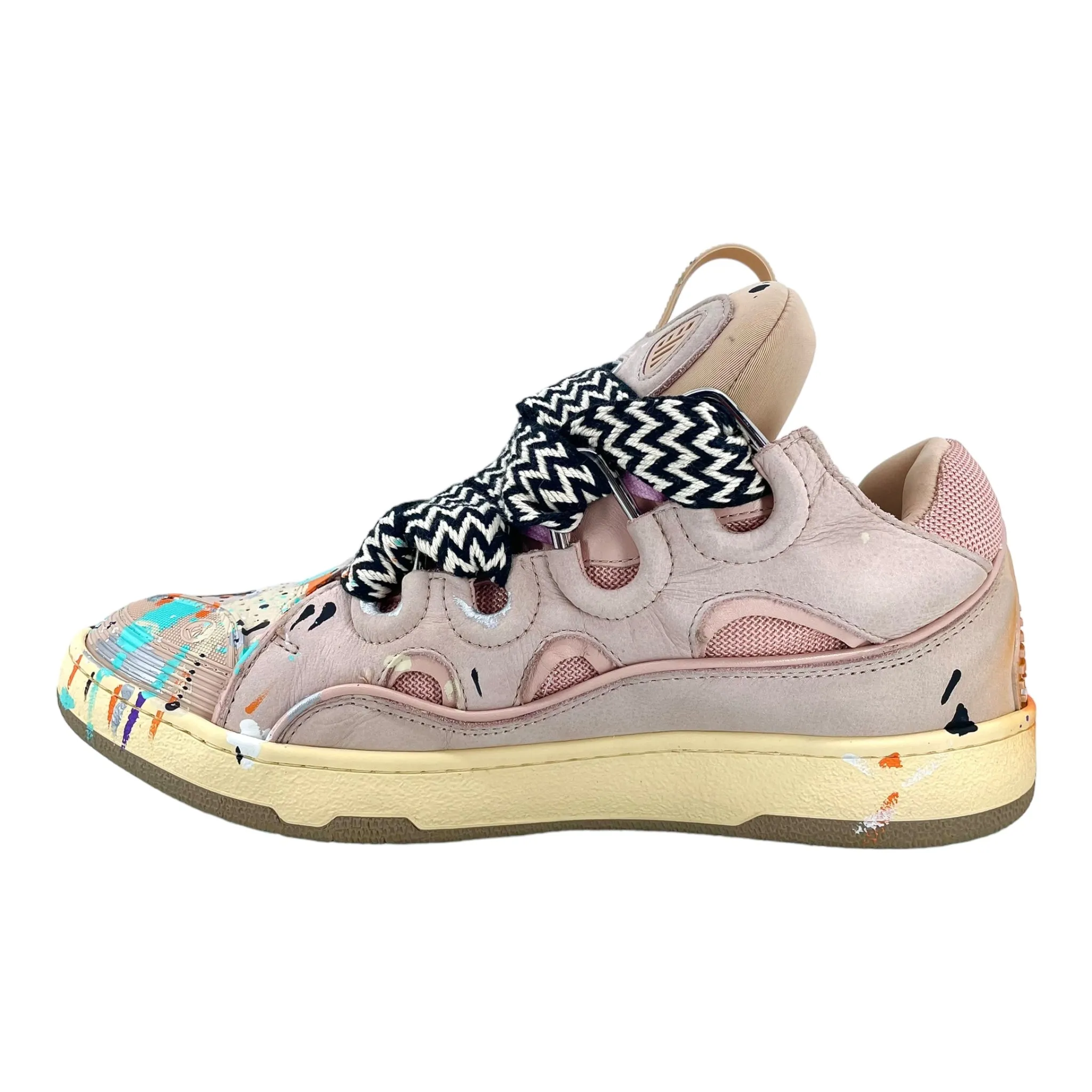 Lanvin Leather Curb Gallery Dept. Pale Pink Multi