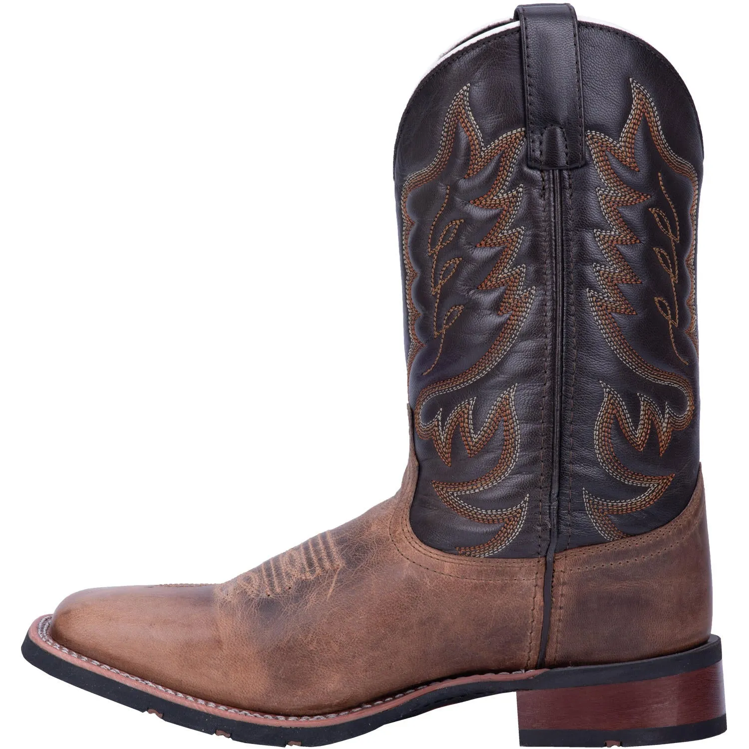 Laredo 7800 11" Sand Montana with Chocolate Top Wide Square Toe