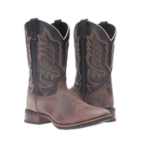 Laredo 7800 11" Sand Montana with Chocolate Top Wide Square Toe