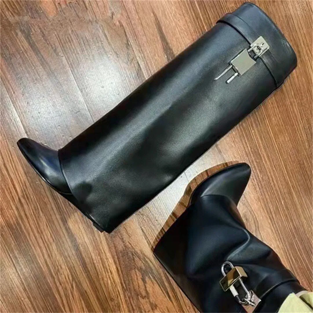 LeatherLux Modish Autumn Tall Boots