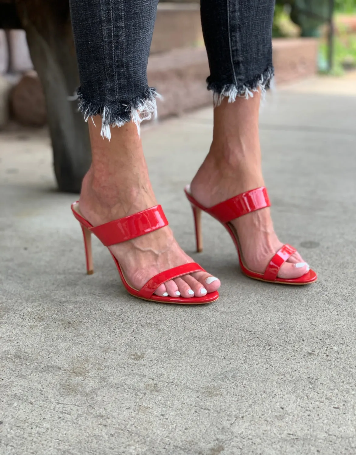 Leia Sandal - Club Red