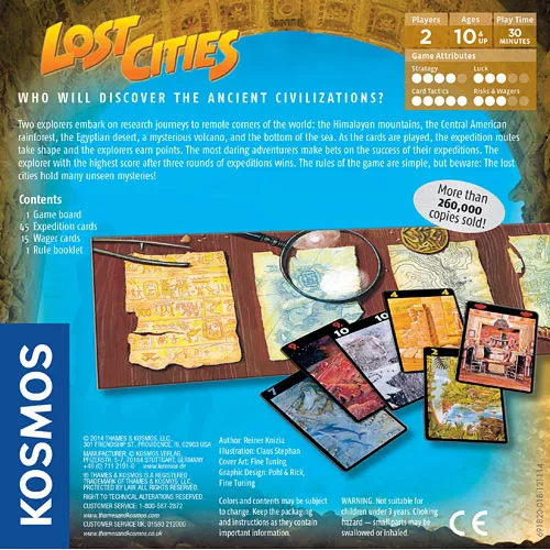 Lost Cities Card Game