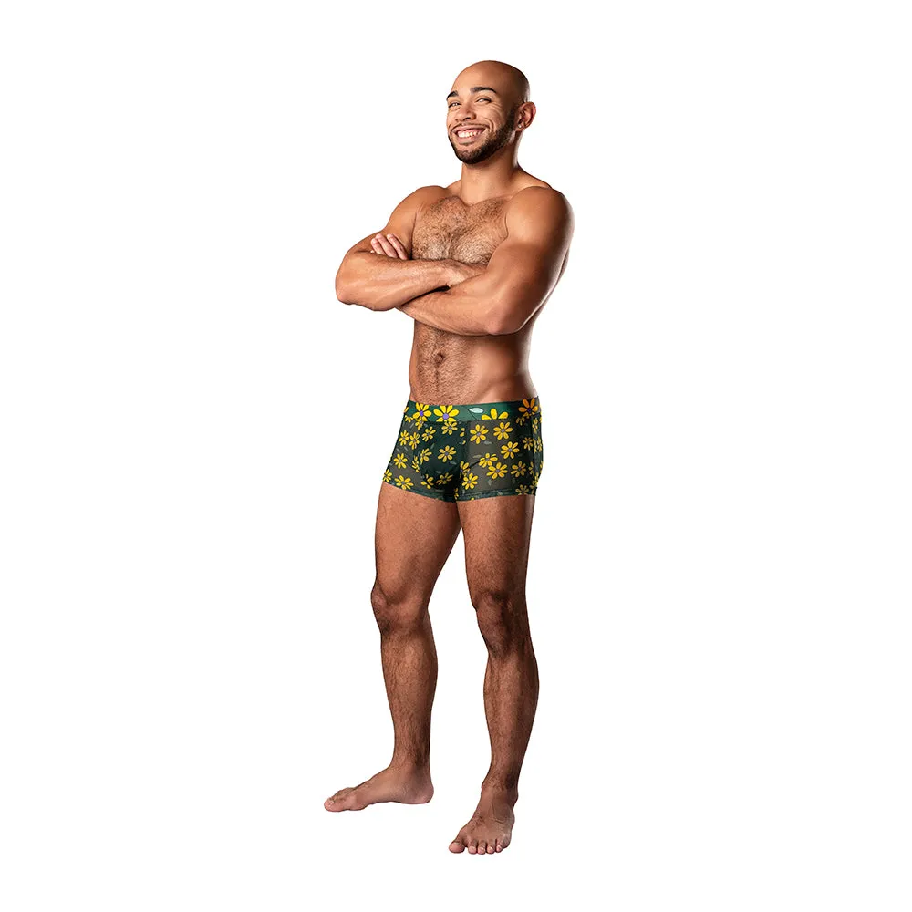 Male Power Petal Power Pouch Short Daisy Print M