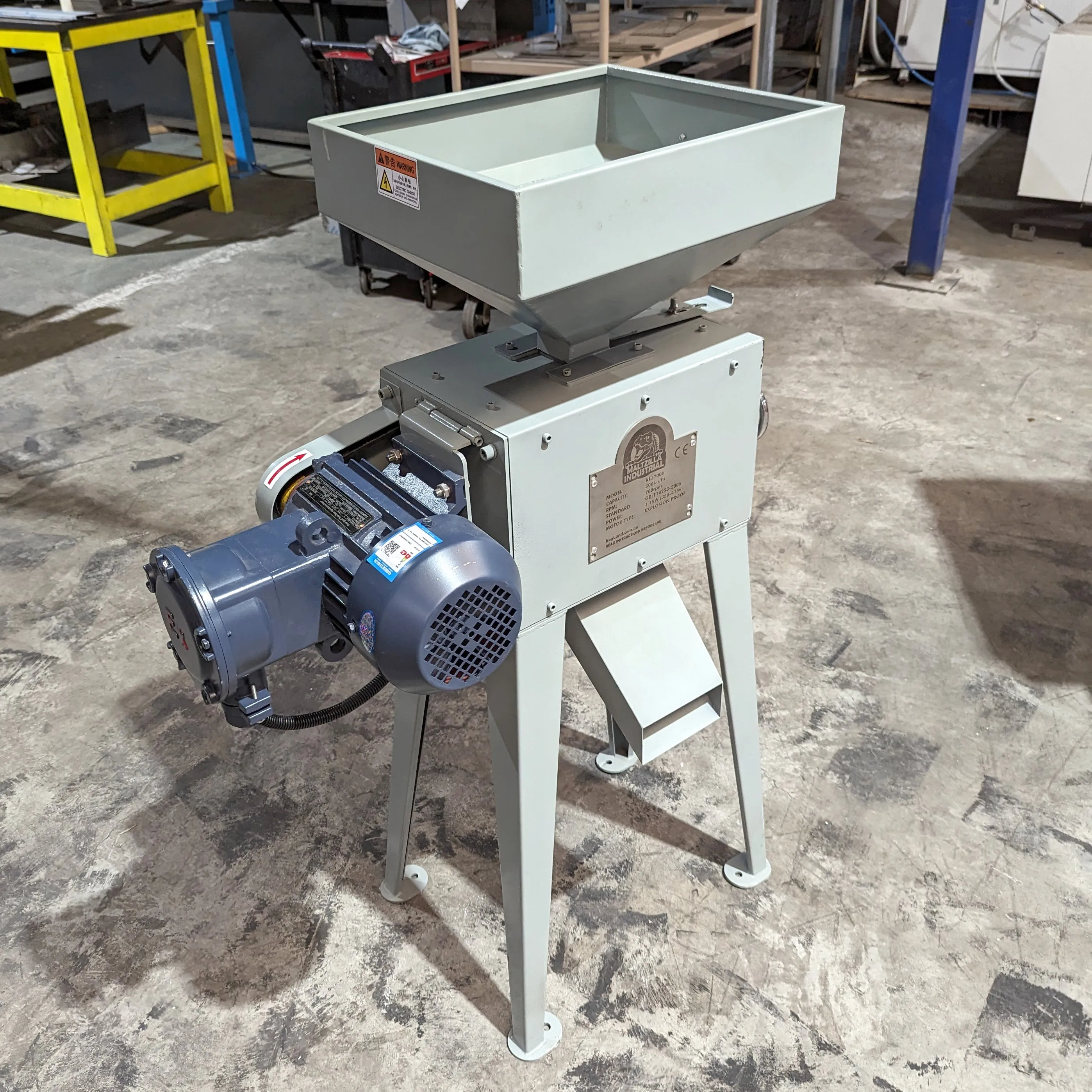 Maltzilla Industrial - Grain Mill - 1.1kw (300kg/hr) - Three Phase