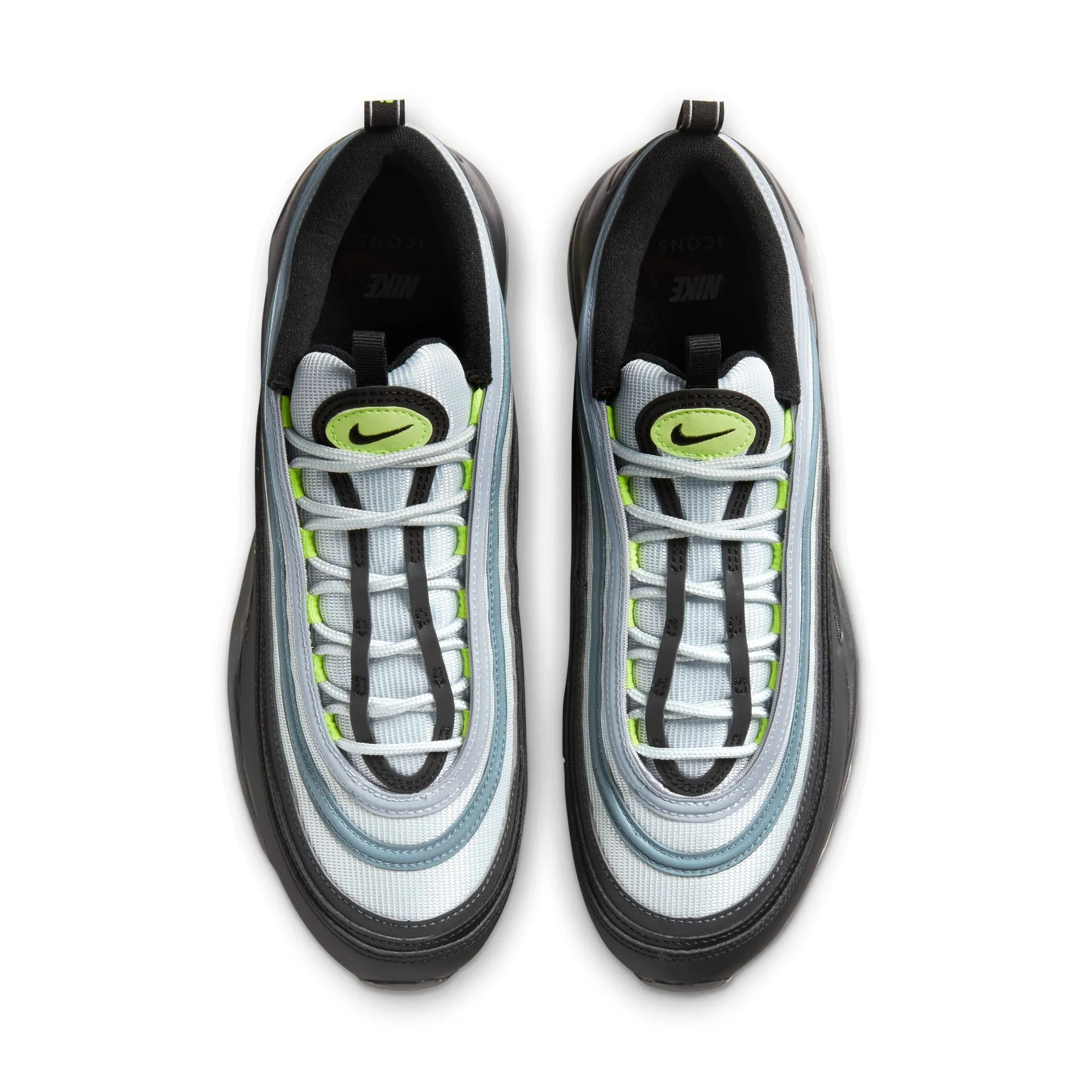 Men's Nike Air Max 97 OG - PURE PLATINUM/VOLT-BLACK-WHITE