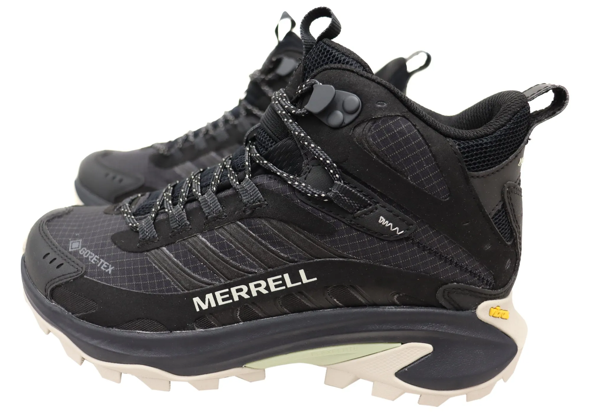 Merrell Womens Moab Speed 2 Mid Gore Tex Comfortable Lace Up Boots