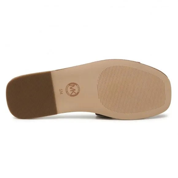 MICHAEL MICHAEL KORS Kippy Leather Slide Sand