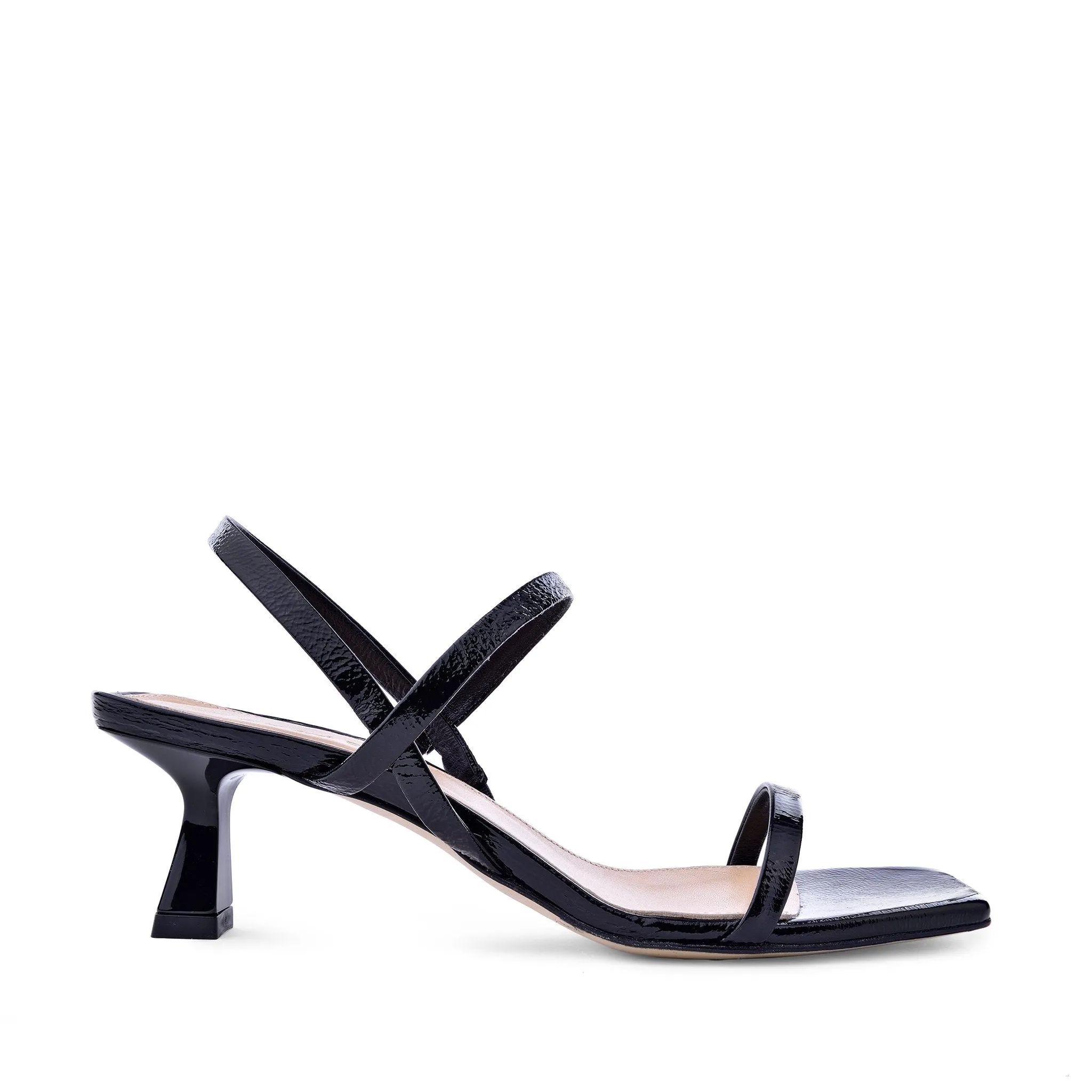 Miya Black Naplak Sandals