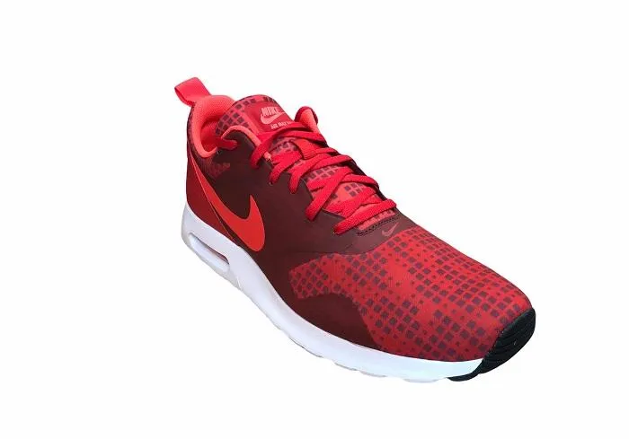 Nike scarpa sneakers da uomo Air Max Tavas Print 742781 600 rosso