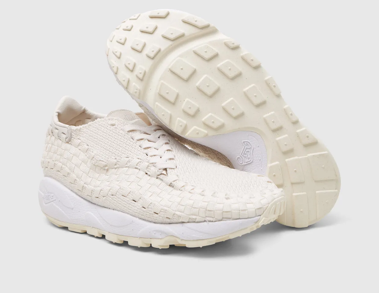 Nike Women's Air Footscape Woven Phantom / Light Bone - White