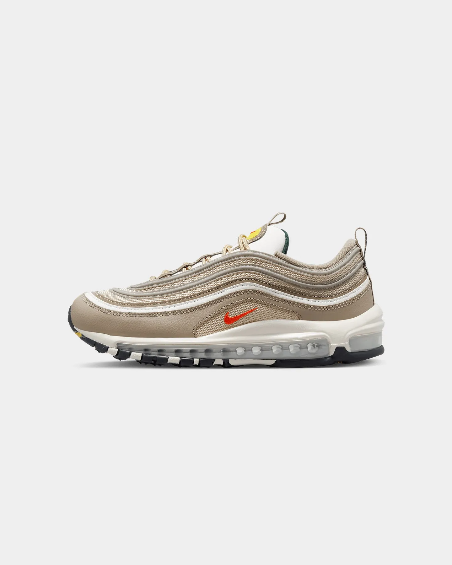 Nike Women's Air Max 97 SE Khaki/Picante Red/Sesame Sail