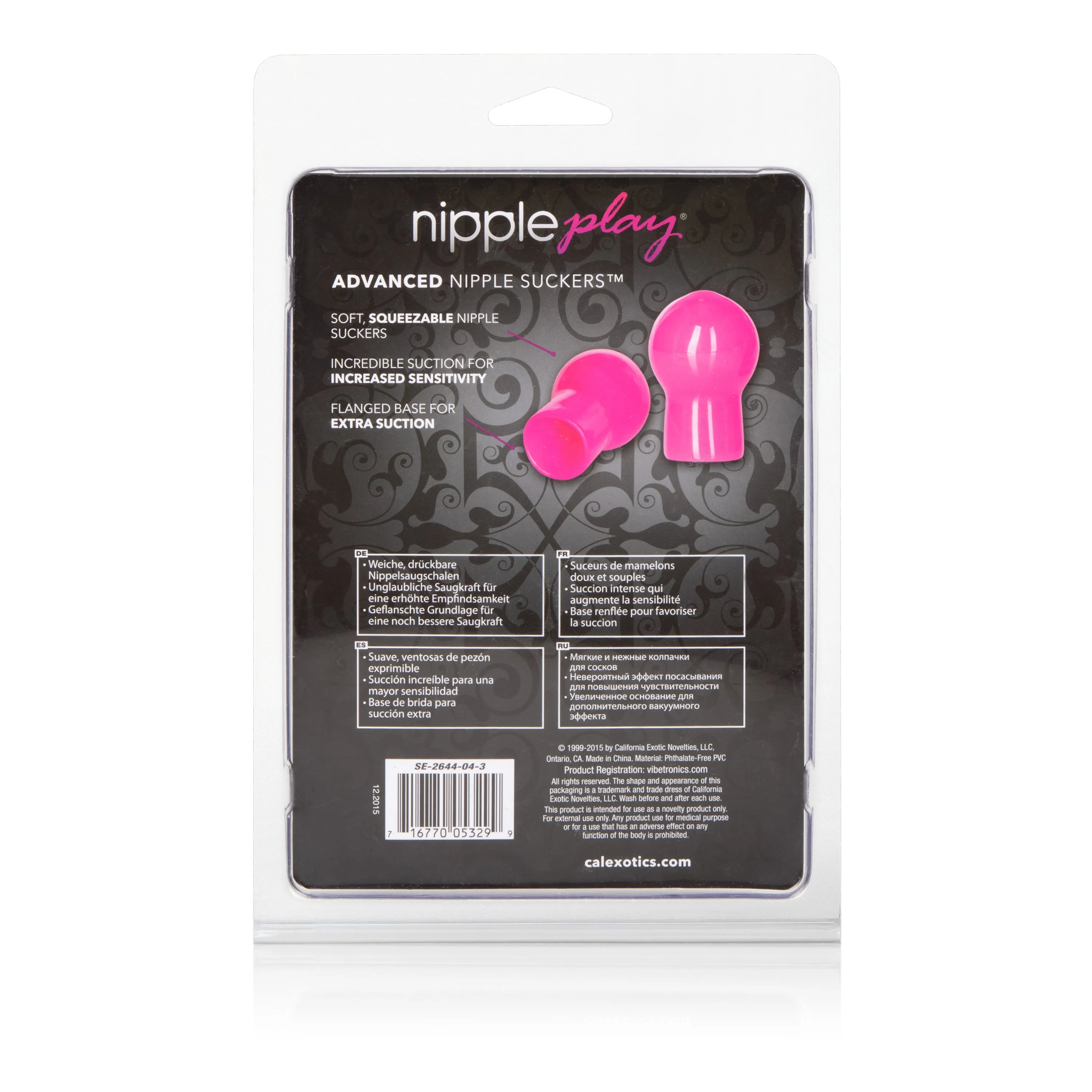 Nipple Play Advanced Nipple Suckers - Pink